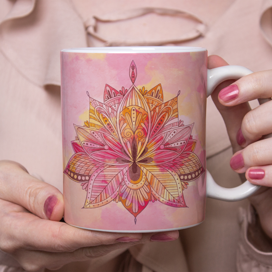 LOTOS MANDALA MUG